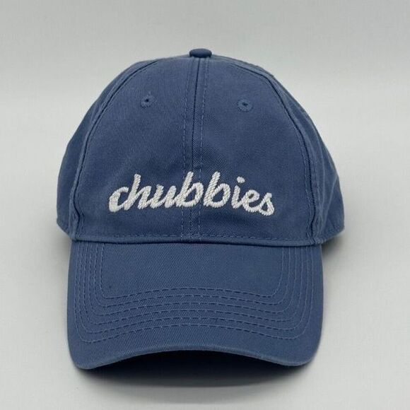 Harding‎ Lane Chubbies Hats Mens OSFA Blue Embroidered Strap Back Baseball Cap - Picture 1 of 8